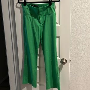 Green Business Casual Pants